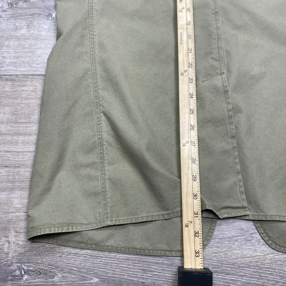 L.L. Bean Blazer Mens XL Green Cotton Canvas Unstructured 2-Button Sport Coat
